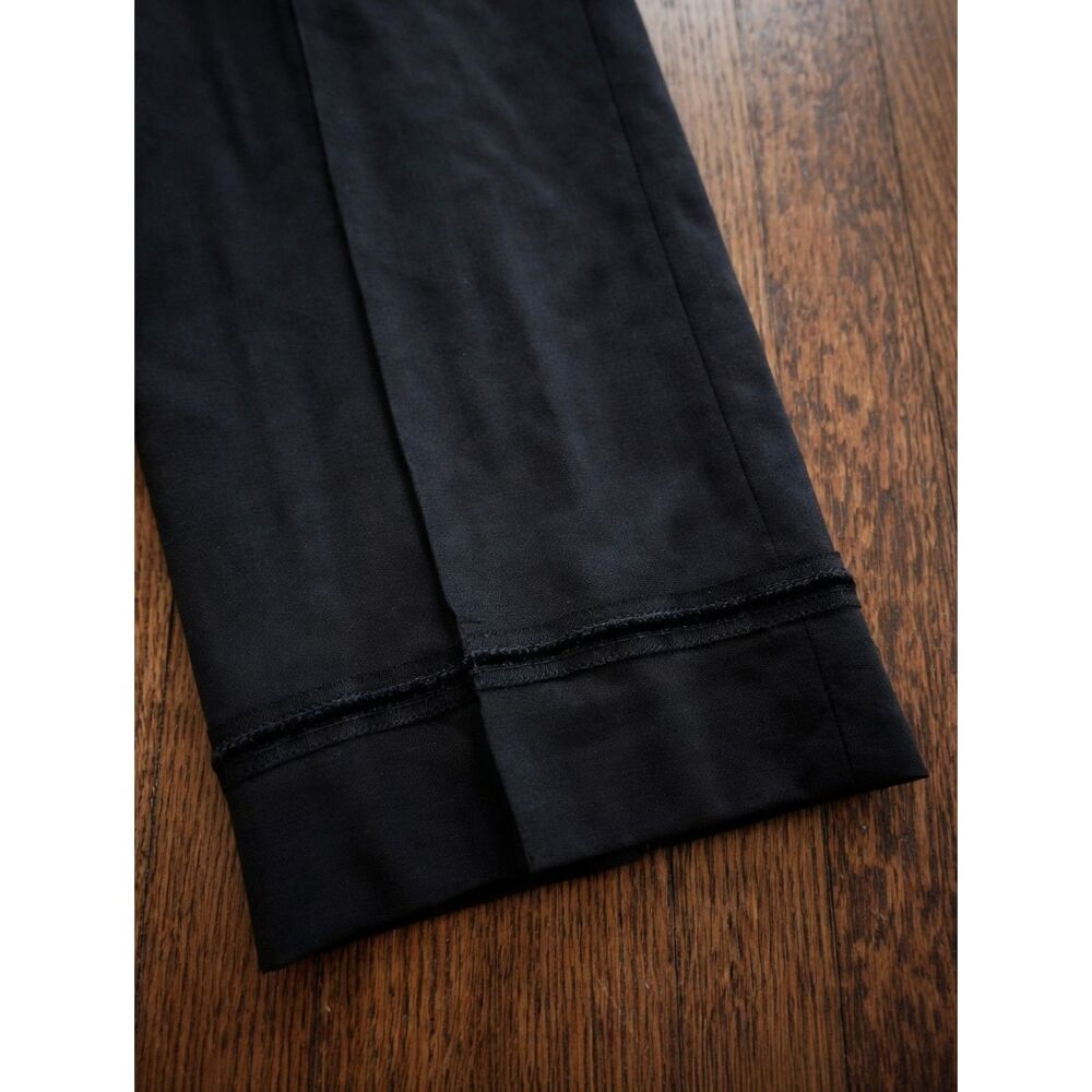 Marc Jacobs Designer Trousers Pants Black Cropped Tuxedo Trim Sz 10 Retail $495 - Picture 6 of 15